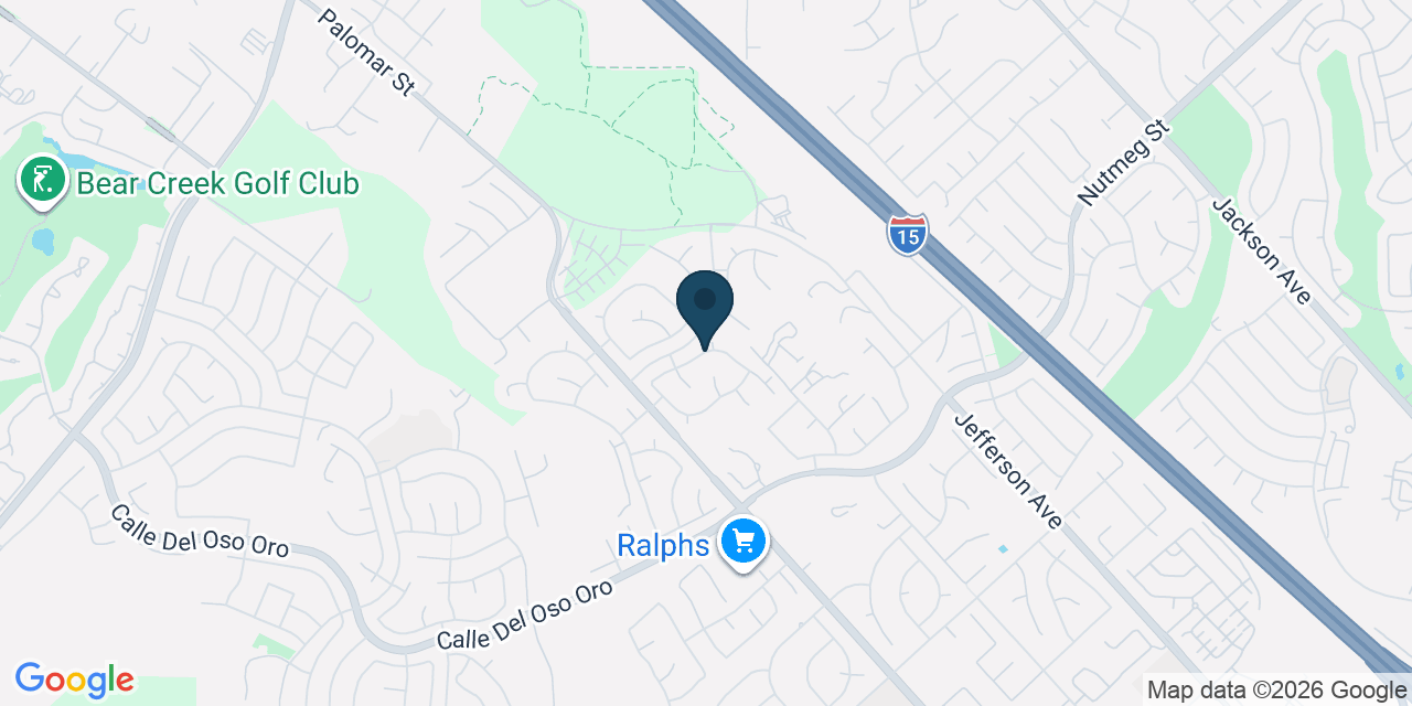 Map showing Murrieta, Riverside County, CA