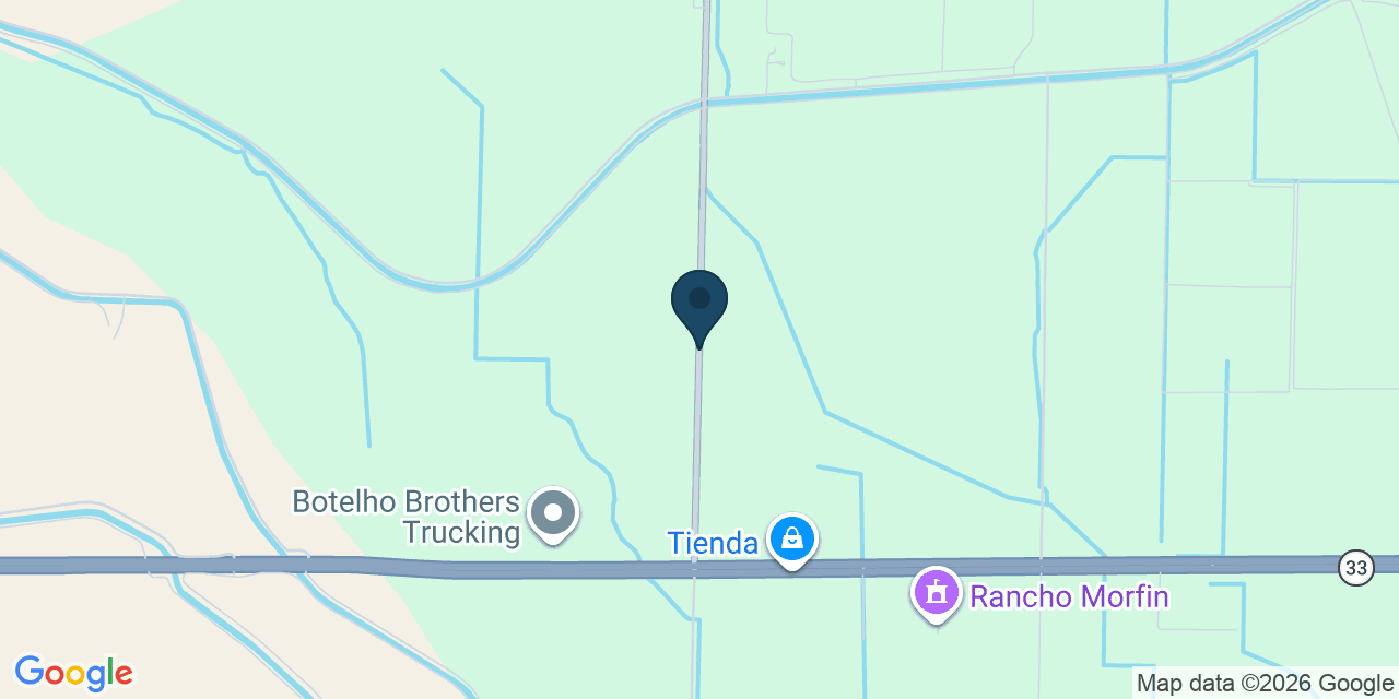Map showing Merced County, CA