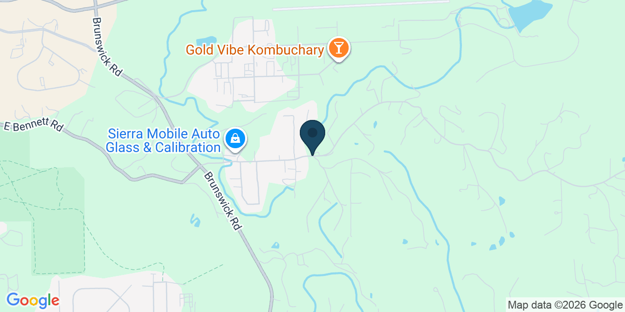 Map showing Nevada County, CA