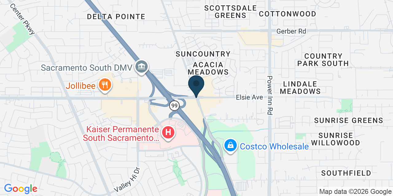 Map showing Sacramento, Sacramento County, CA