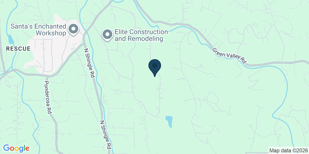 Map showing Shingle Springs, El Dorado County, CA