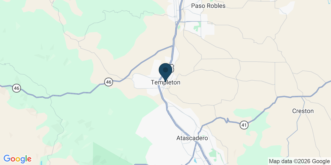 Map showing Templeton, San Luis Obispo County, CA