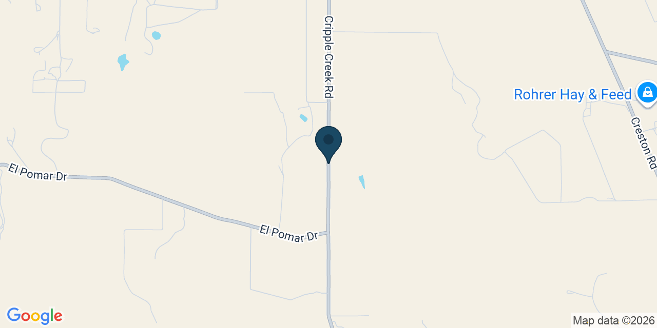 Map showing San Luis Obispo County, CA