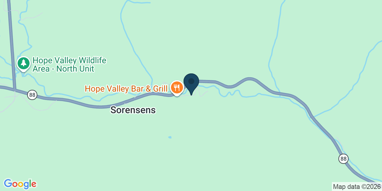 Map showing Alpine County, CA