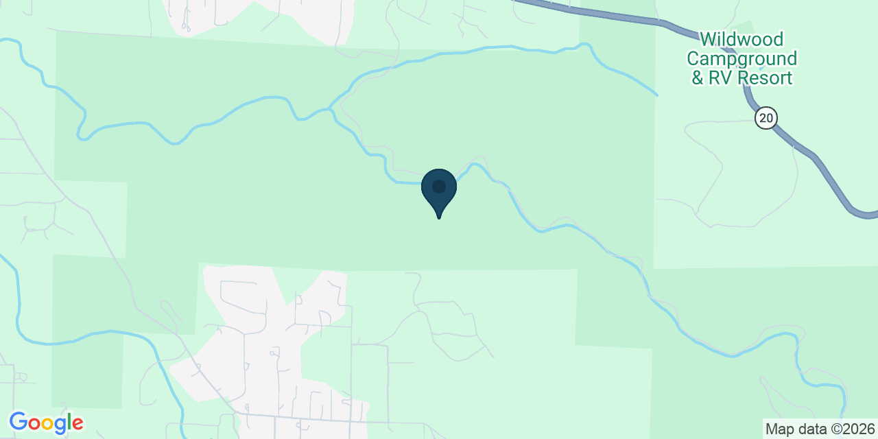 Map showing Mendocino County, CA