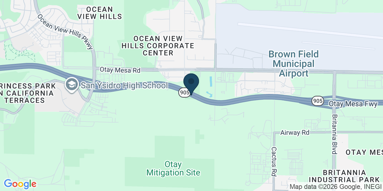 Map showing San Diego, San Diego County, CA