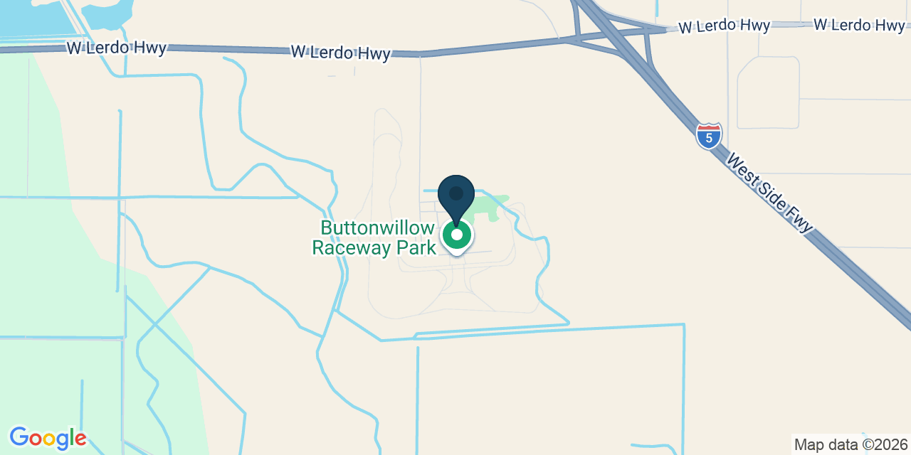 Map showing Buttonwillow, Kern County, CA