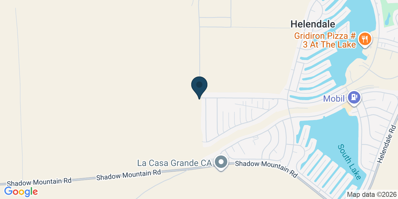 Map showing Helendale, San Bernardino County, CA