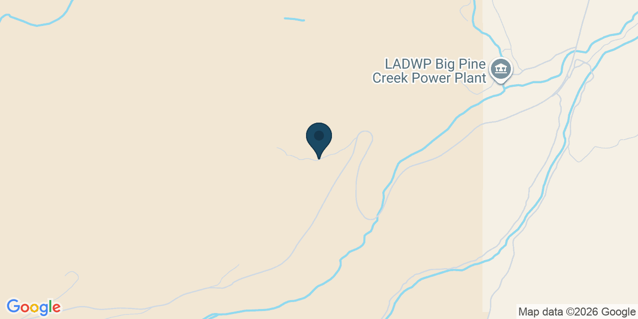 Map showing Inyo County, CA