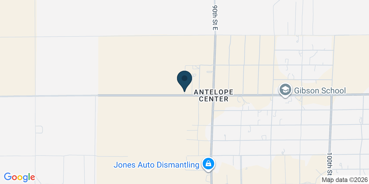Map showing Palmdale, Los Angeles County, CA