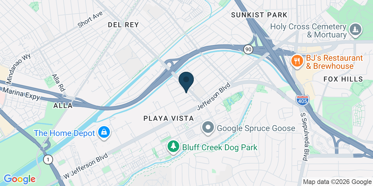 Map showing Los Angeles, Los Angeles County, CA