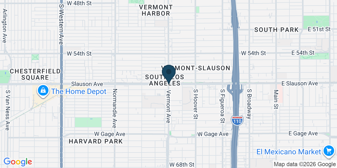 Map showing Los Angeles, Los Angeles County, CA