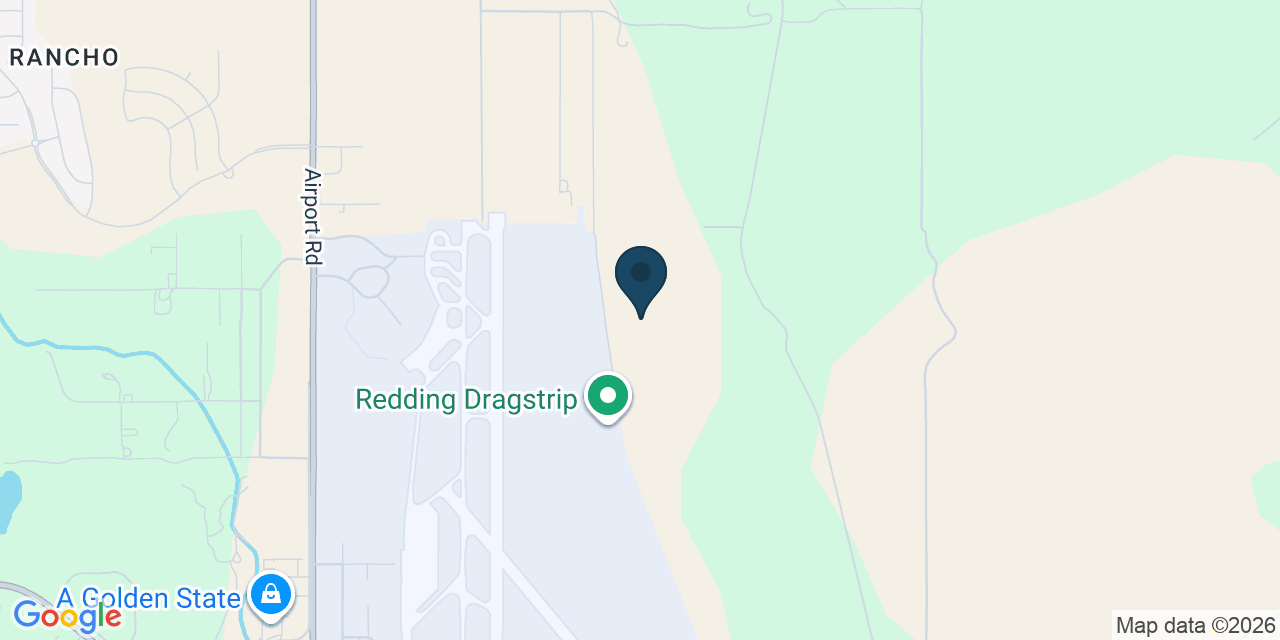Map showing Redding, Shasta County, CA