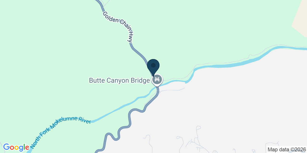 Map showing Amador County, CA