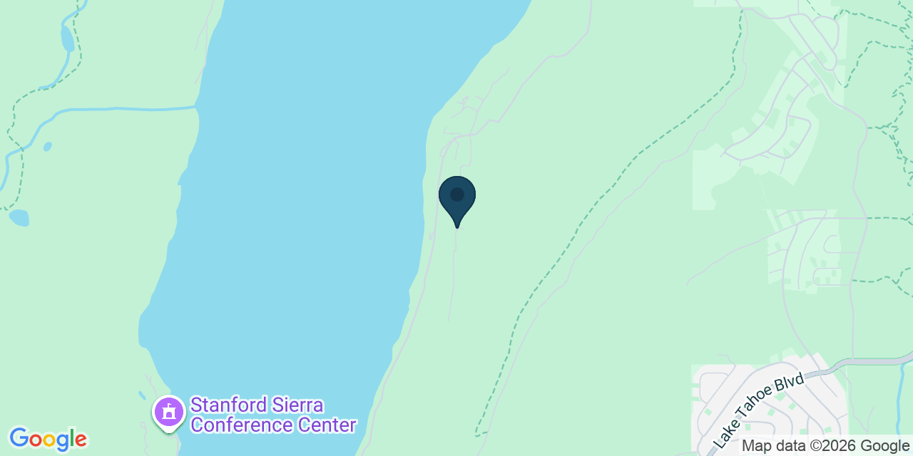Map showing El Dorado County, CA