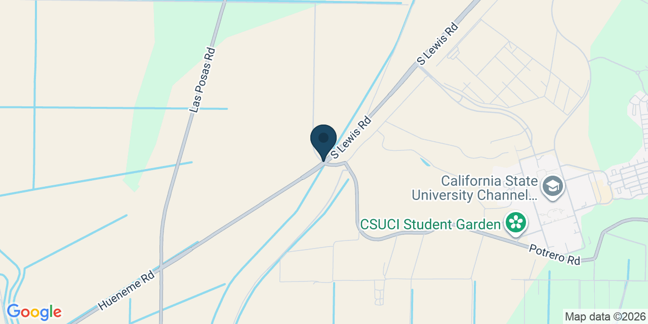 Map showing Ventura County, CA