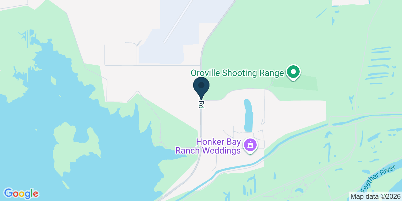 Map showing Thermalito, Butte County, CA