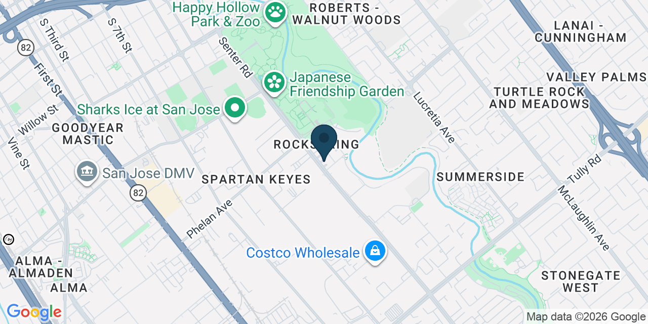 Map showing San Jose, Santa Clara County, CA