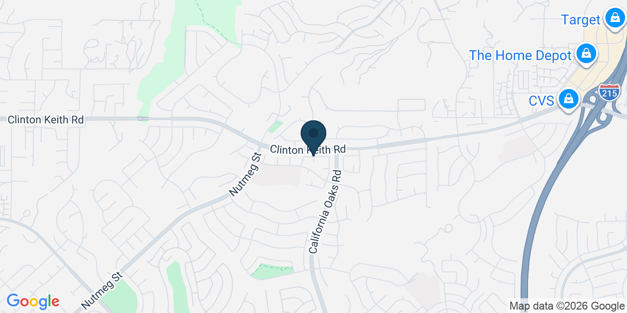 Map showing Murrieta, Riverside County, CA