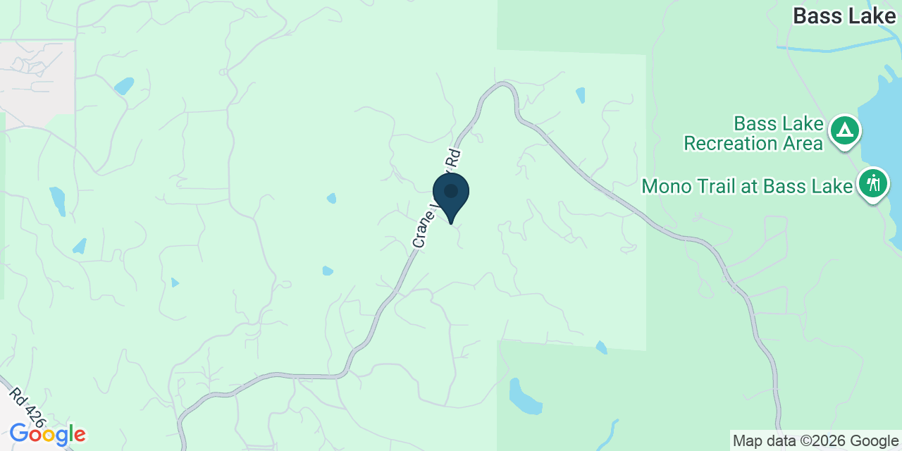 Map showing Oakhurst, Madera County, CA