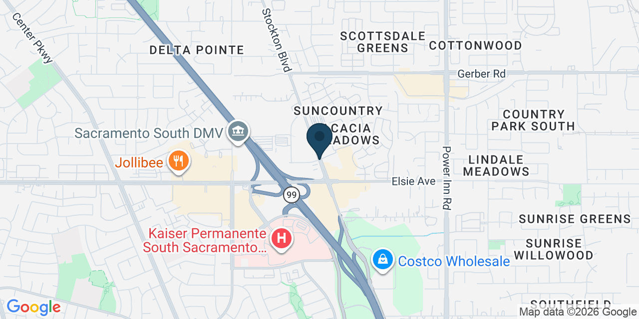 Map showing Sacramento, Sacramento County, CA