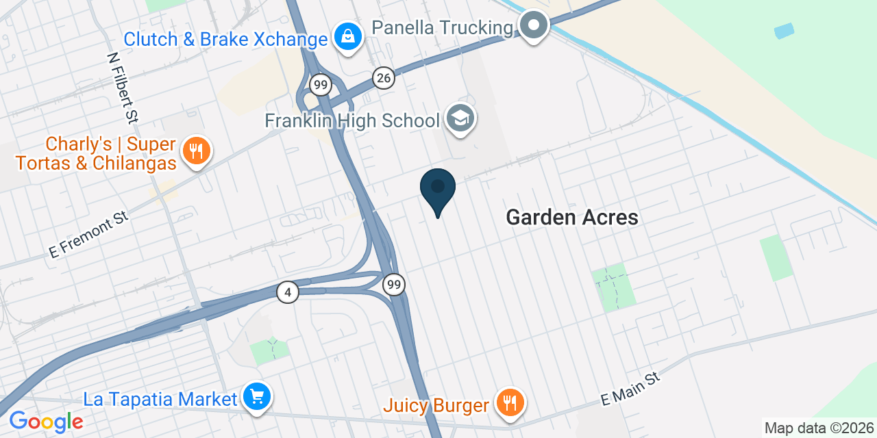 Map showing Stockton, San Joaquin County, CA