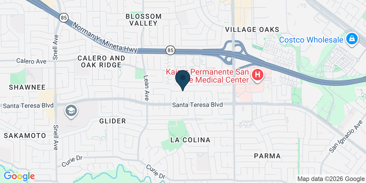 Map showing San Jose, Santa Clara County, CA