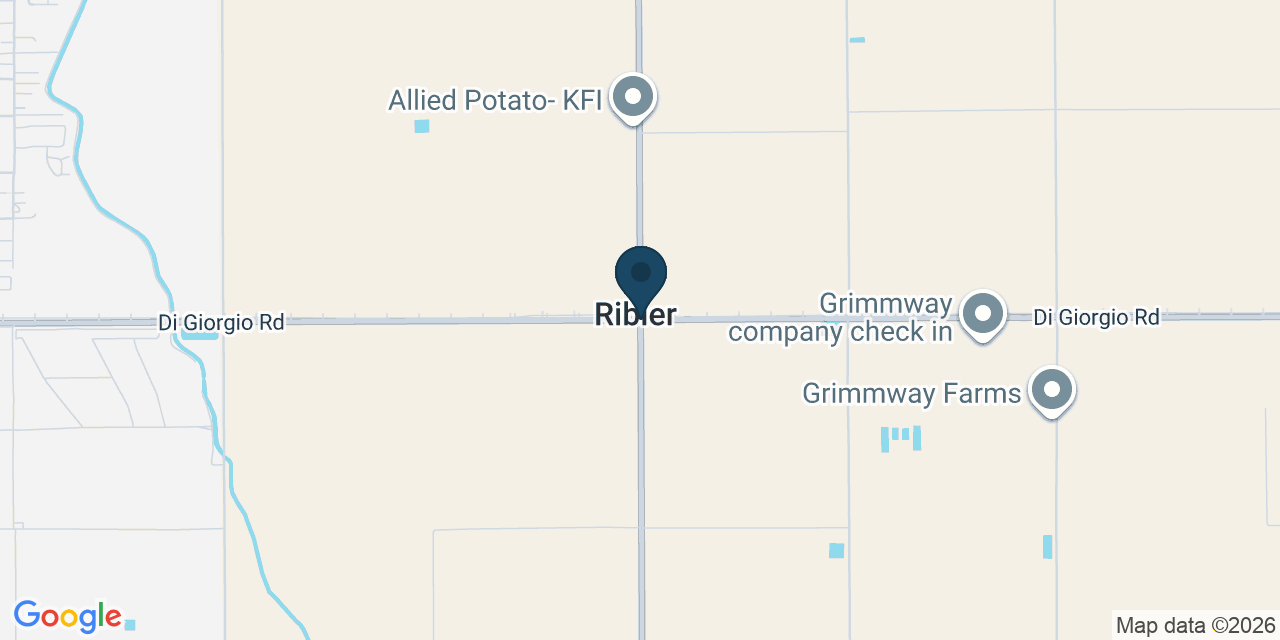 Map showing Kern County, CA