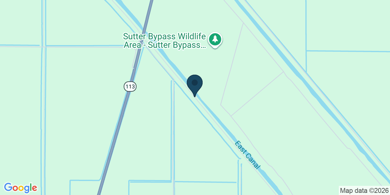 Map showing Sutter County, CA