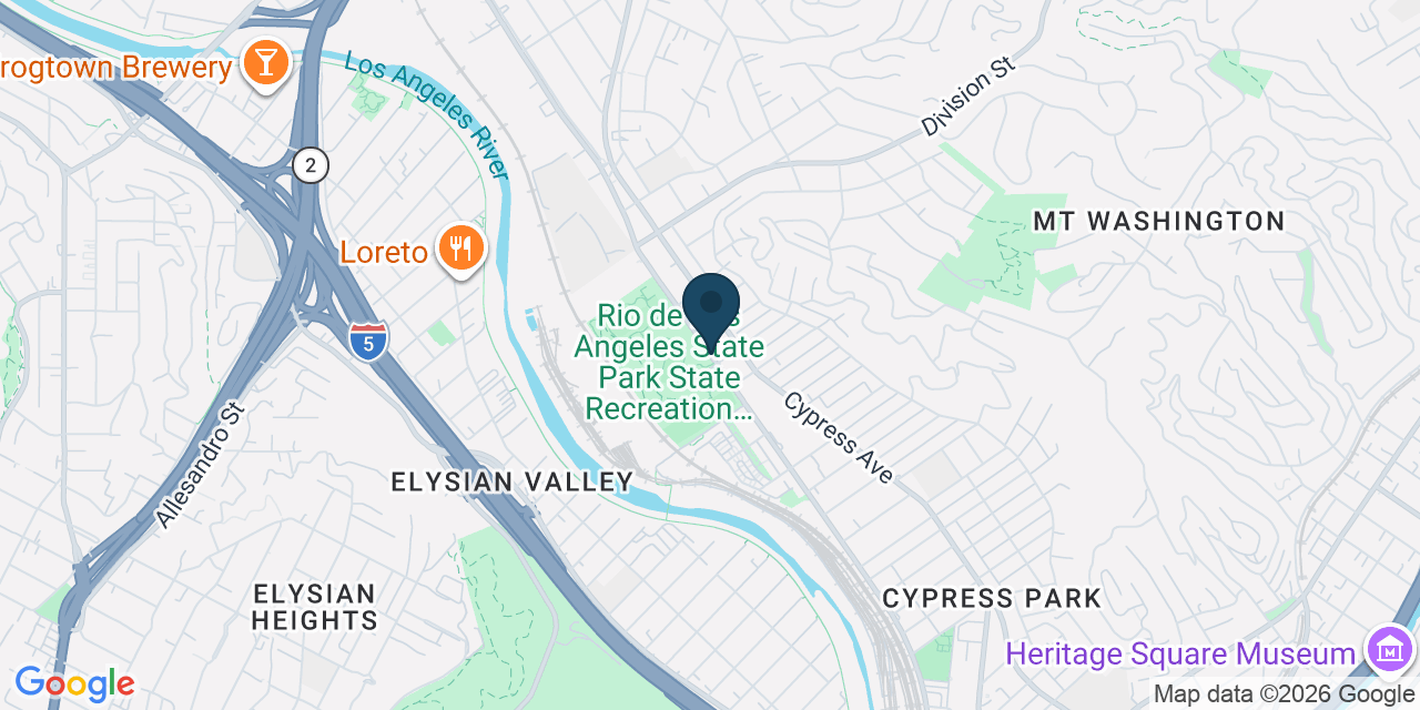Map showing Los Angeles, Los Angeles County, CA