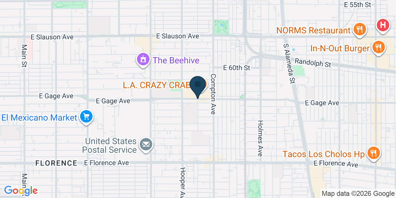 Map showing Los Angeles, Los Angeles County, CA