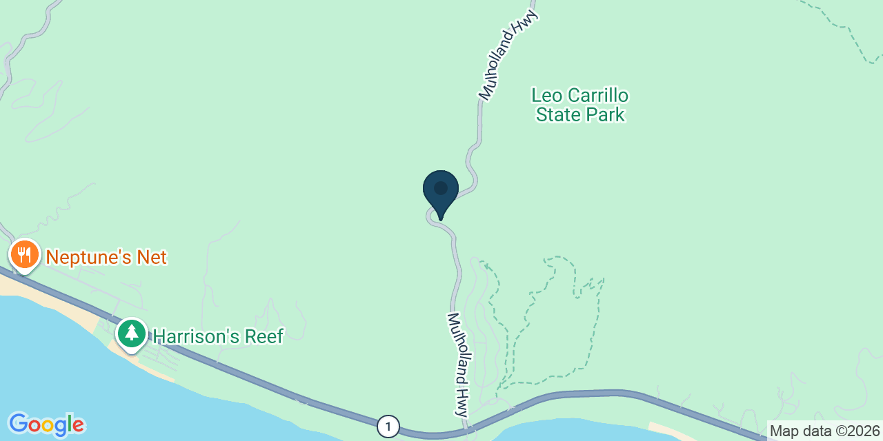 Map showing Malibu, Los Angeles County, CA