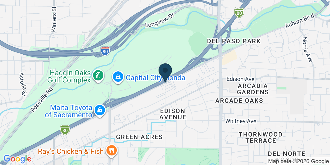 Map showing Sacramento County, CA
