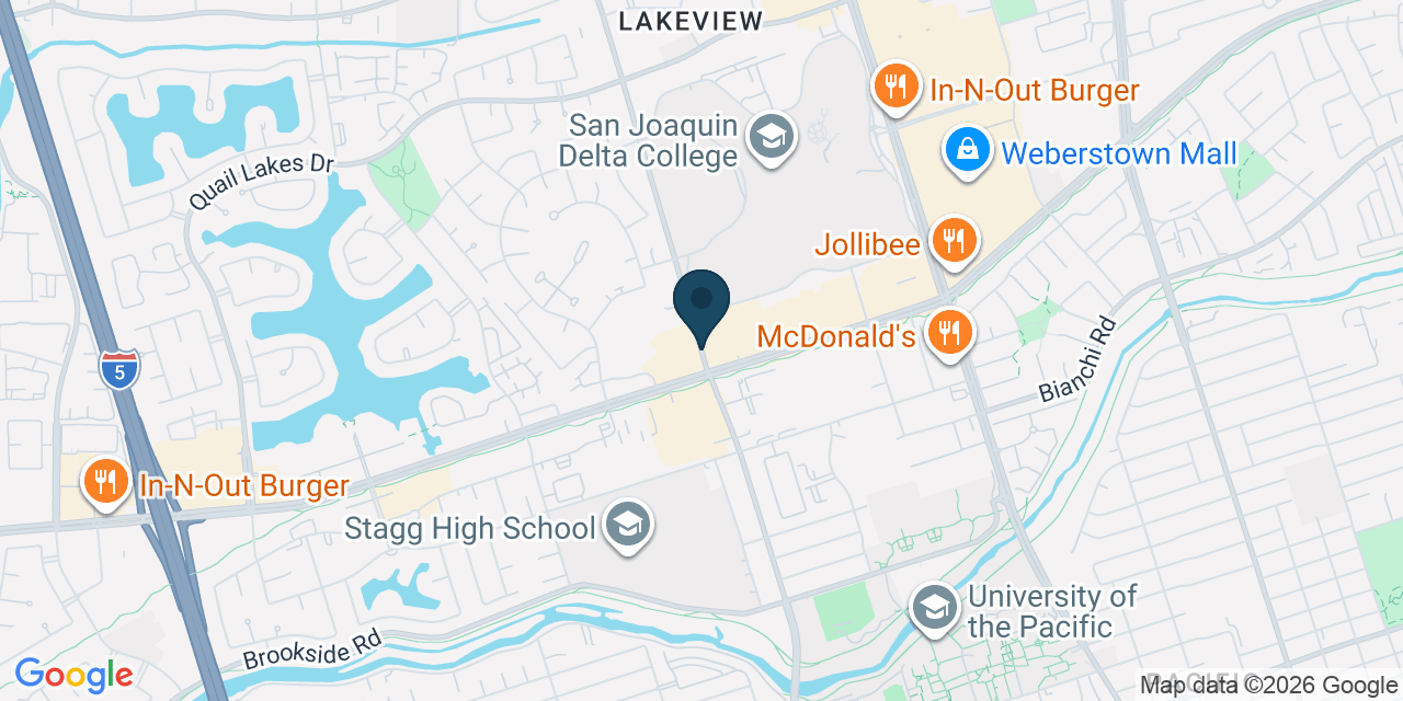 Map showing San Joaquin County, CA