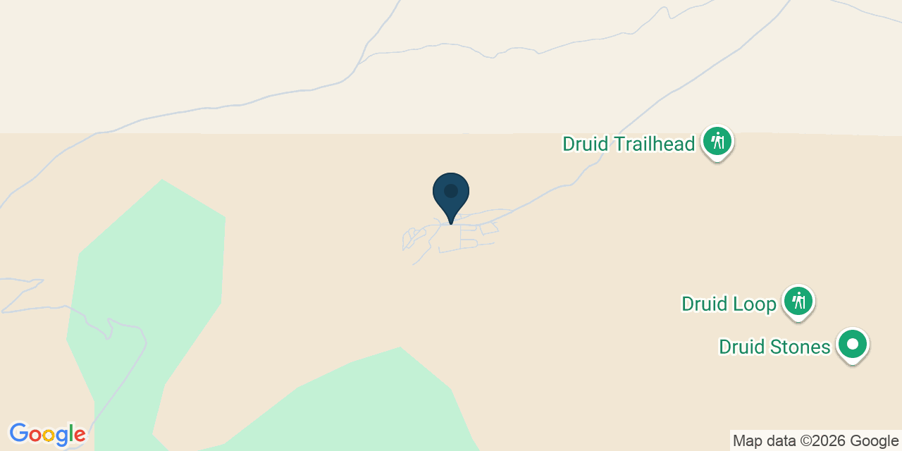 Map showing Bishop, Inyo County, CA