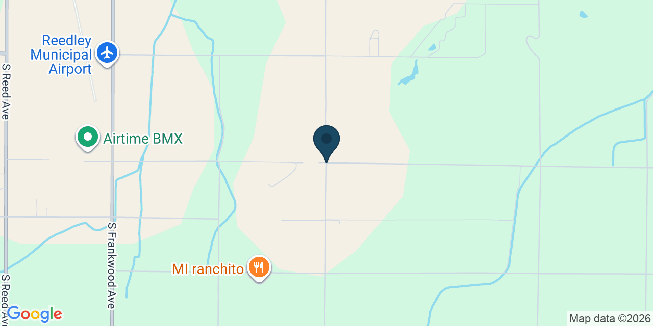 Map showing Fresno County, CA