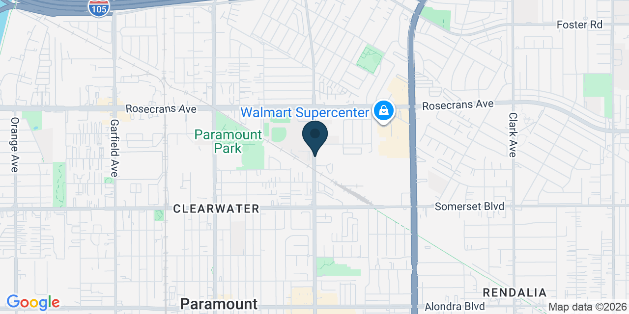 Map showing Los Angeles County, CA