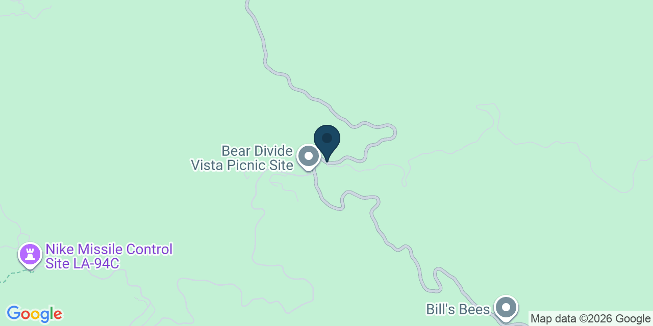 Map showing Los Angeles County, CA