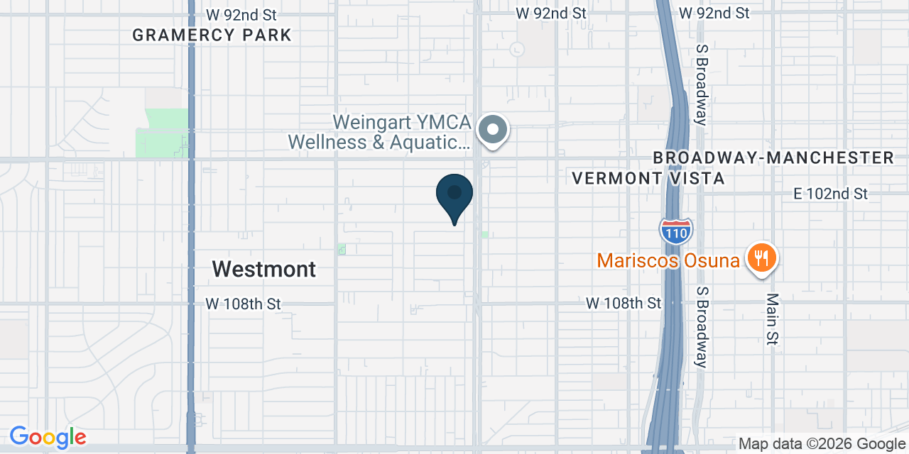 Map showing Los Angeles, Los Angeles County, CA