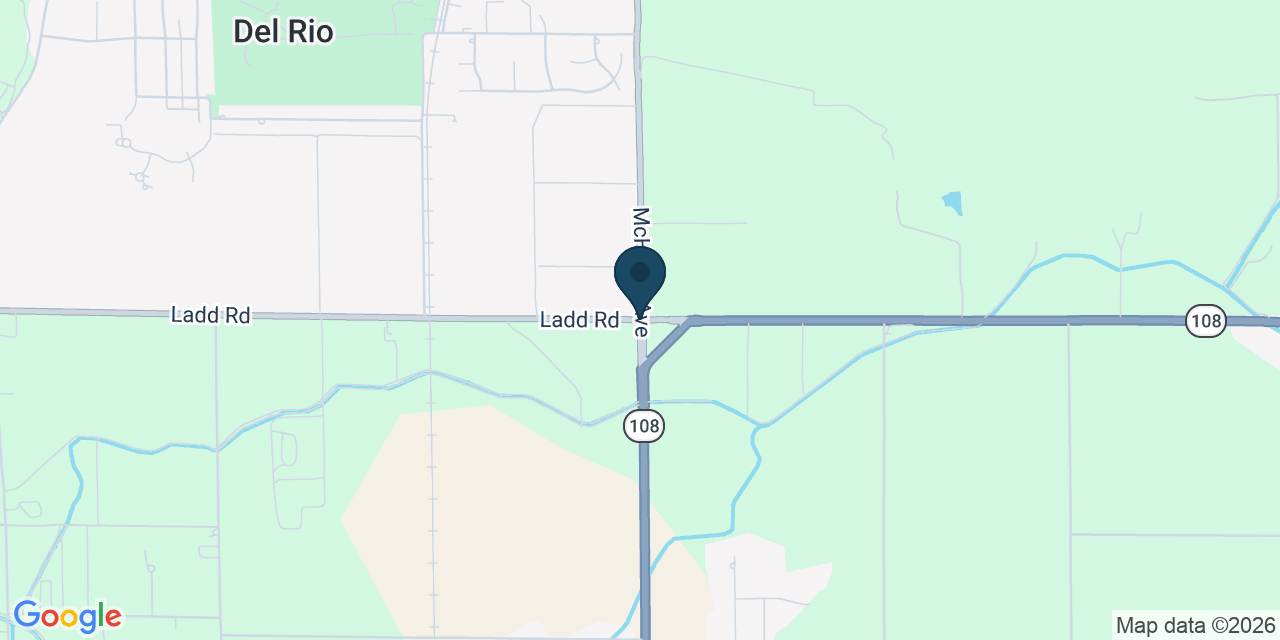 Map showing Stanislaus County, CA