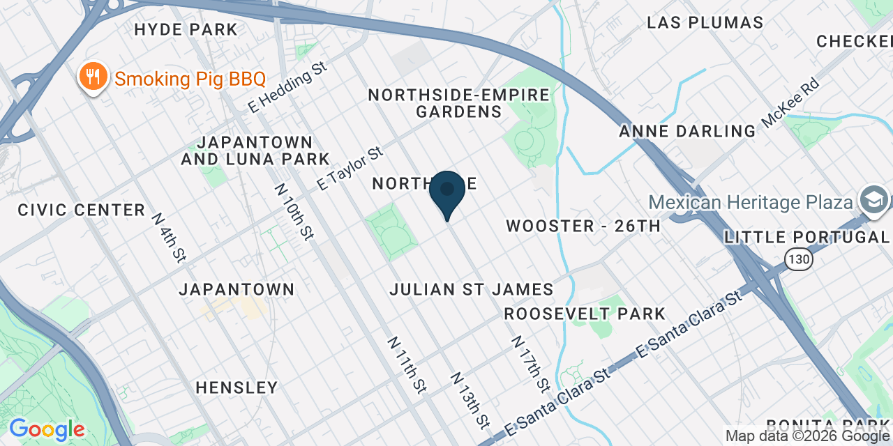 Map showing San Jose, Santa Clara County, CA