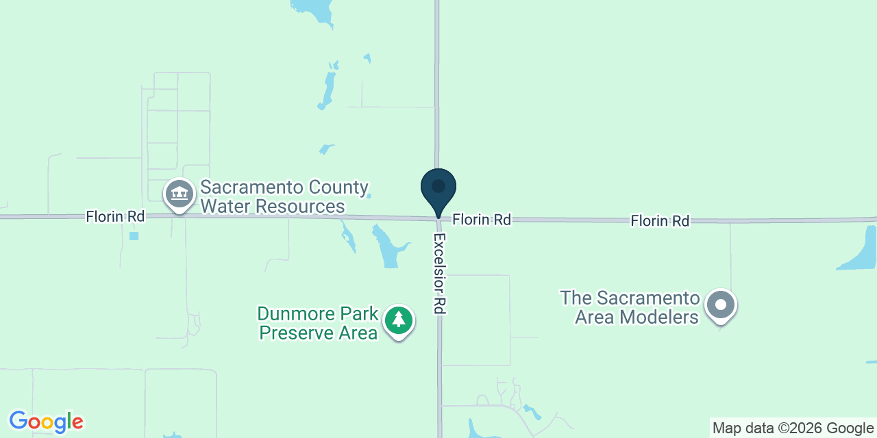 Map showing Sacramento County, CA