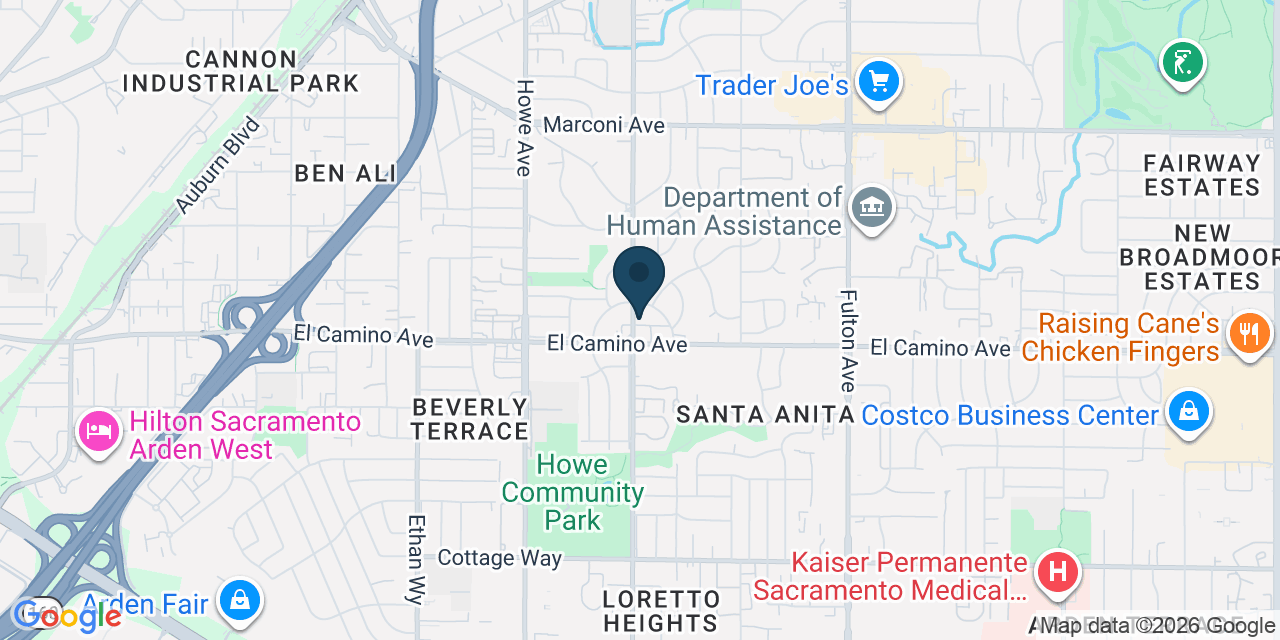 Map showing Sacramento, Sacramento County, CA