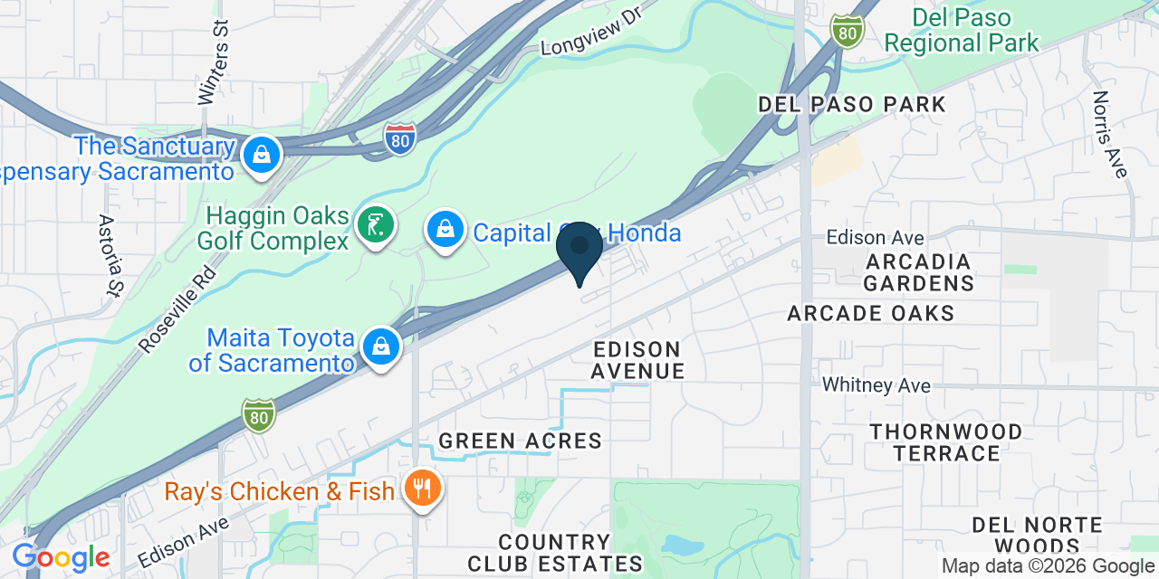 Map showing Sacramento, Sacramento County, CA