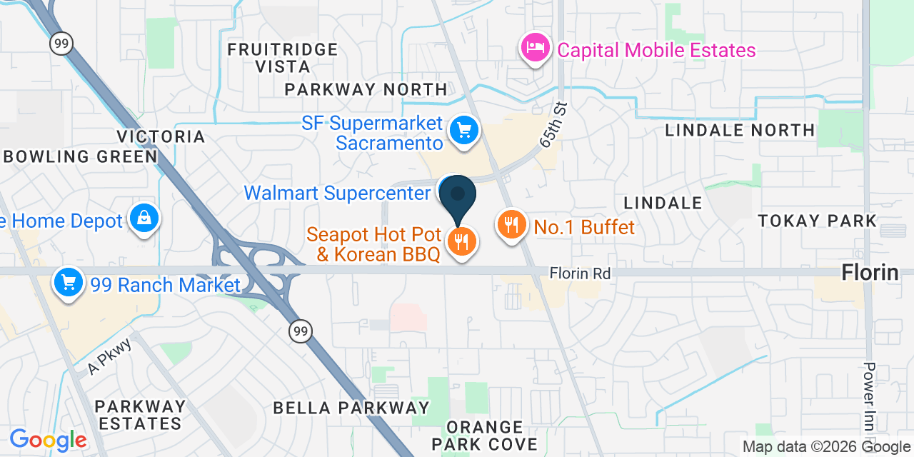 Map showing Sacramento, Sacramento County, CA