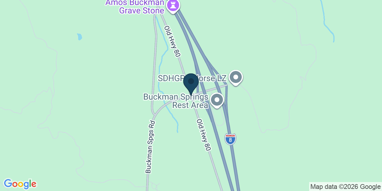 Map showing San Diego County, CA