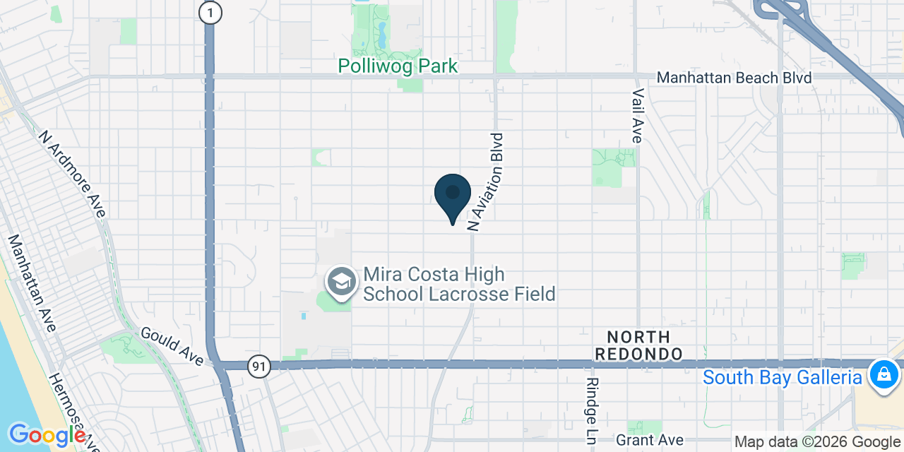 Map showing Los Angeles County, CA