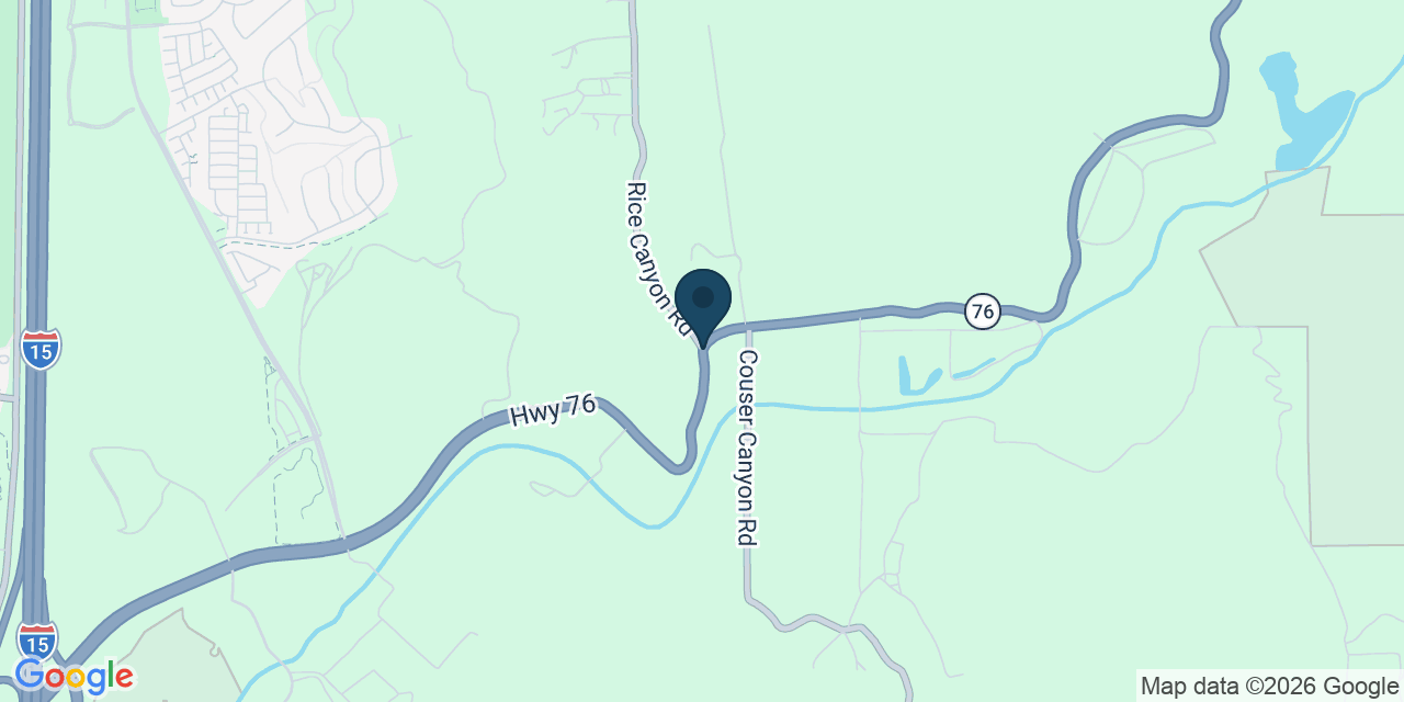 Map showing San Diego County, CA