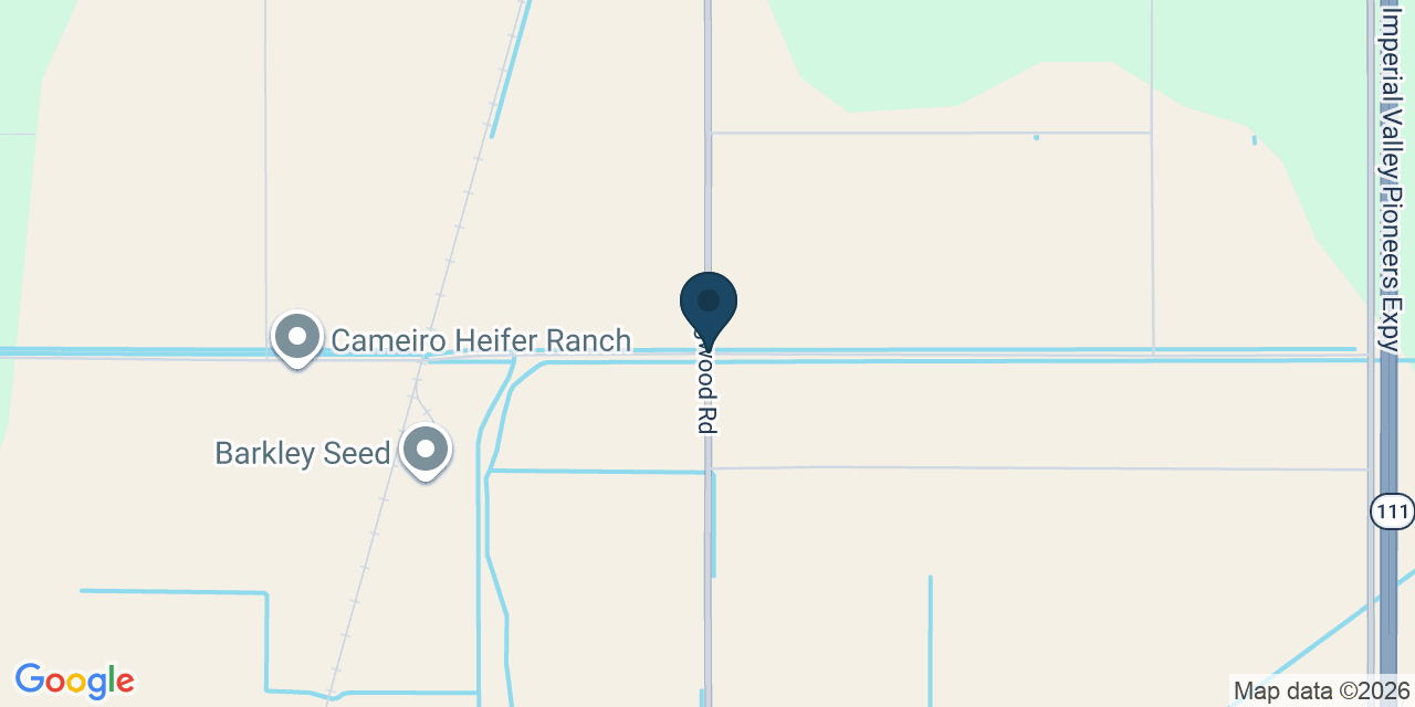 Map showing Imperial County, CA