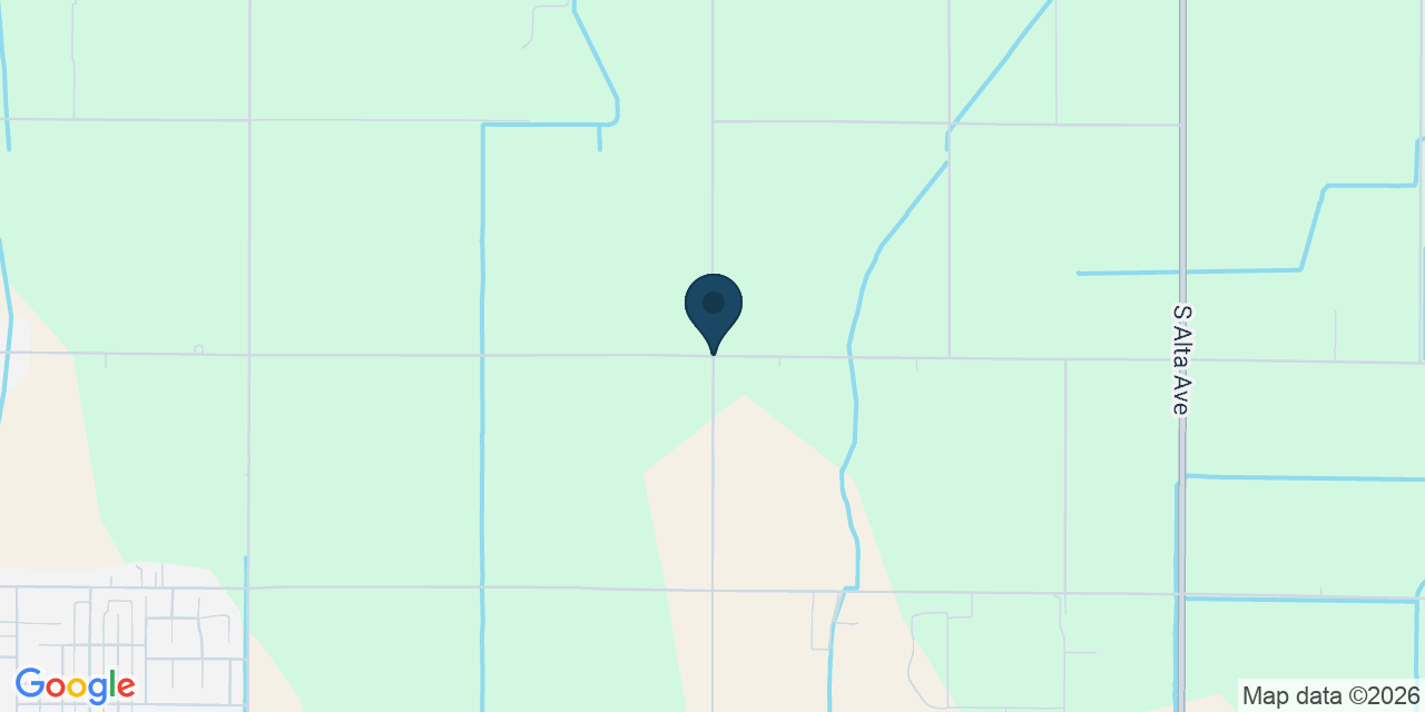 Map showing Fresno County, CA